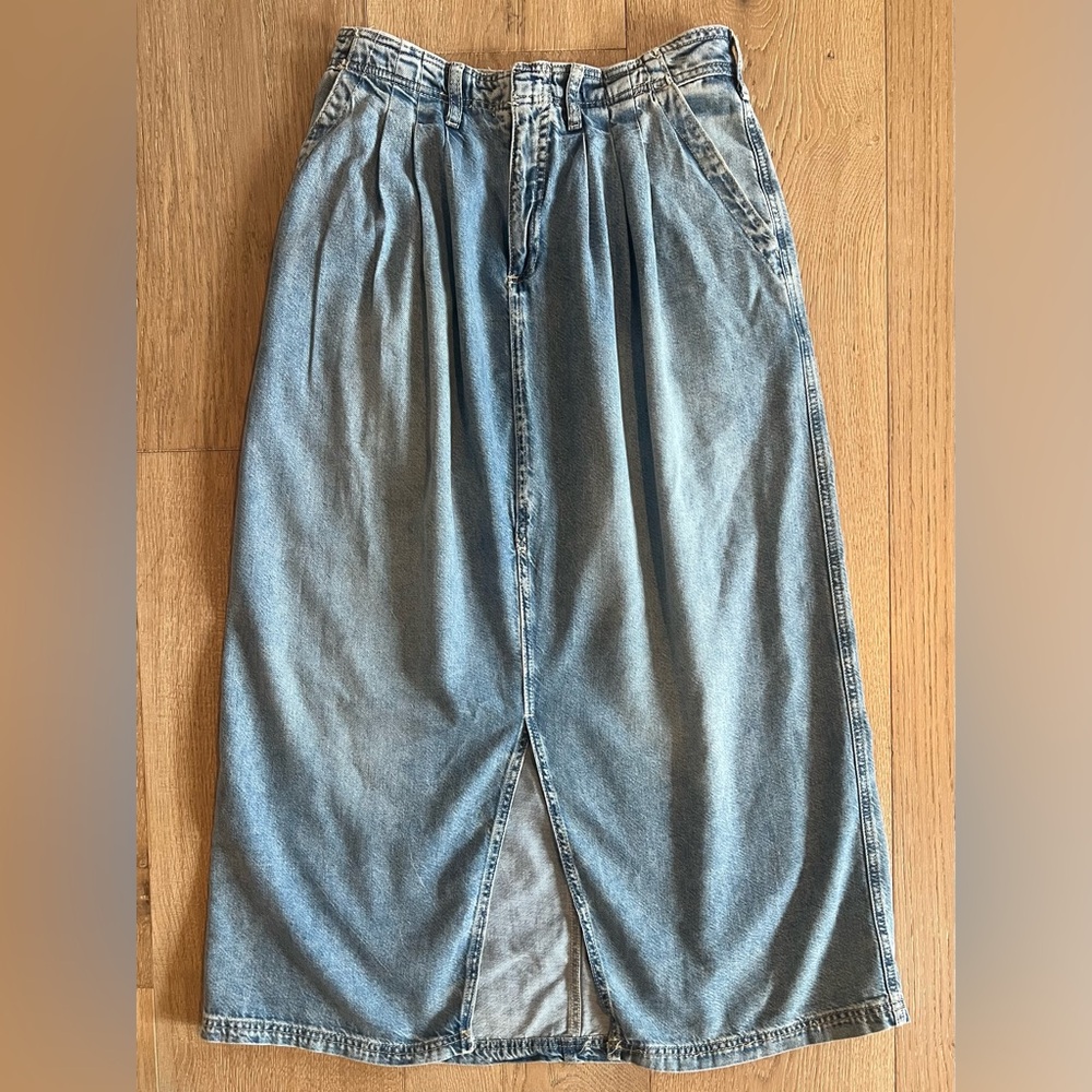 Pilcro denim skirt